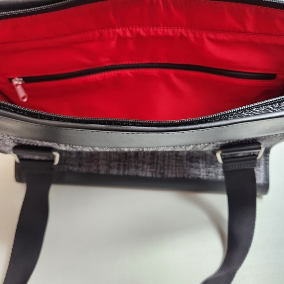 Epic Tweed, Faux Leather and Canvas Tote/Commuter Bag/Briefcase - Picture 8 of 11